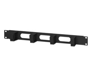 Intellinet panneau de gestion des câbles 19', 1u, 4 anneaux plastique