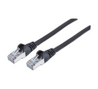 Intellinet Patch Cable Cat6A Cobre S/FTP LSZH 5 m Negro - Cable de Red 10G 500 MHz, Conectores RJ45 Chapados en Oro