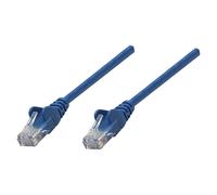 Intellinet Patch Cord RJ45 Cat6 S/FTP 0.25m Azul, Cobre LSZH, Blindaje S-STP, Conectores Chapados en Oro