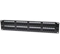 INTELLINET Patch Net Panel 48 Puerto Cat 6 Utp 19 Pulgadas 2U [BK]
