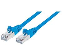 INTELLINET PATCHKABEL CAT6A-STECKER/CAT7-ROHKABEL 0,25M Blau