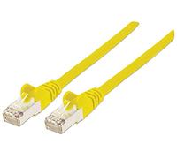 INTELLINET PATCHKABEL CAT6A-STECKER/CAT7-ROHKABEL 0,25M Gelb