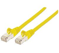 INTELLINET PATCHKABEL RJ45 SF/UTP CAT5E 2M HEBELSCHUTZ GELB