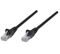 INTELLINET PATCHKABEL RJ45 U/UTP CAT5E 20M HEBELSCHUTZ SCHW