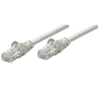 INTELLINET PATCHKABEL RJ45 U/UTP CAT5E 5.0M HEBELSCHUTZ Grau