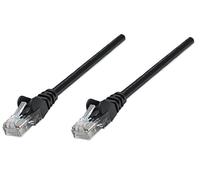 INTELLINET PATCHKABEL RJ45 U/UTP CAT5E 5.0M HEBELSCHUTZ SCHW