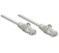 INTELLINET PATCHKABEL RJ45 U/UTP CAT6 0.50M HEBELSCHUTZ GRAU
