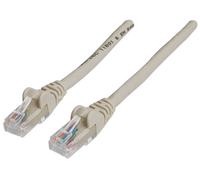INTELLINET PATCHKABEL RJ45 U/UTP CAT6 20M HEBELSCHUTZ Grau 20 m Cat6, U/UTP, CCA