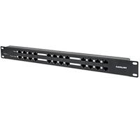 INTELLINET PATCHPANEL 1HE 24-Port CAT5E PoE Schwarz