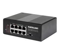 INTELLINET Poe-Powered 8-Port Gigabit Ethernet Poe+ Industrial Interruptor With