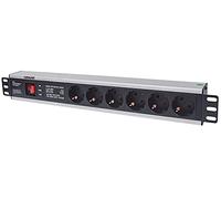 Intellinet 713962 unidad de distribución de energía (PDU) 6 salidas AC 1.5U Negro