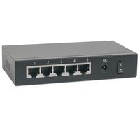 INTELLINET Switch 5X GE 4X PSE PoE+ 1X PD IEEE 802.3AZ 5 Port Gigabit PoE + escr