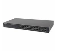 Intellinet switch administrable por web gigabit ethernet de 24 puertos