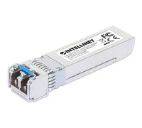 Intellinet Transceptor 10 Gigabit Fibra Óptica LC Duplex SFP+ Gris Plata