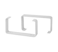 Intelmann Soporte de canal plano, 220 x 55 mm, plástico