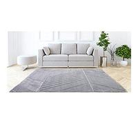 INTEMPORA LES IDEES DECO SONT LA! Alfombra, Polipropileno, Gris, 100 x 150 cm