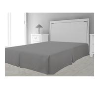 Intemporel Funda de somier de microfibra, Gris, 180 x 200 cm