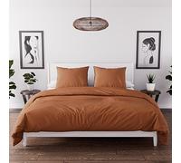 Intemporel Set Funda nórdica de Microfibra Lavada 260x240 cm Boheme Terra