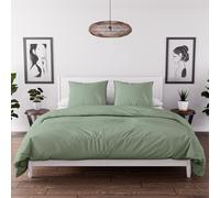 Intemporel Set Funda nórdica de Microfibra Lavada 260x240 cm Boheme Verde