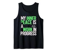 Intención Consciente Afirmación Positiva Meditación Yoga Camiseta sin Mangas