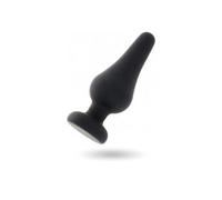 Intense Anal Plug Pipo M Silicone Negro 11 cm 1 ud