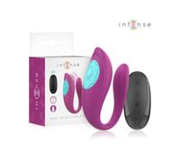 Intense - annie estimulador & vibrador forma de u morado control remoto