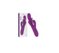 Intense - ateneo vibrador multifunciÓn recargable 7 vibraciones con lengua oscilante y succionador morado
