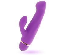 INTENSE Borat 20 Velocidades Lila - Vibrador Silicona Con Diseño Elegante Para Placer Personal