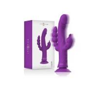 Intense Toys Casanova Vibrador Rabbit Silicona Triple Motor Morado