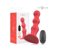 Intense - cody vibrador con ventosa rojo control remoto