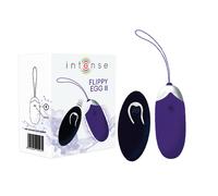 INTENSE Flippy II Huevo Recargable Lila - Estimulador Silencioso Con 10 Velocidades De Vibración