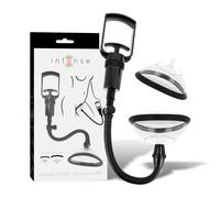INTENSE FUN TOYS - Bomba de vacío vaginal manual con 2 copas intercambiables