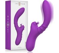 Intense Harry Vibrador Flexible con Lengua Morado 1 ud