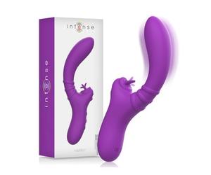 Intense Harry Vibrador Flexible con Lengua Morado 1ud