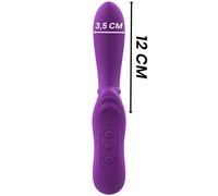 Intense Harry Vibrador Flexible Morado - Estimulador Con Diseño Ergonómico Para Sensaciones Únicas