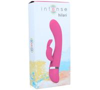 INTENSE Hilari Vibrador Rosa Silicon Luxe - Diseño Elegante Con Estimulación Sensitiva