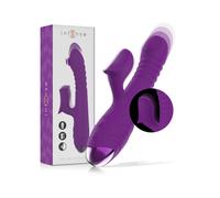 Intense - iggy vibrador multifunciÃ³n recargable up & down con estimulador de clitoris morado