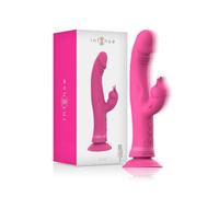 INTENSE - LUIGI VIBRADOR RABBIT SILICONA LIQUIDA ROSA