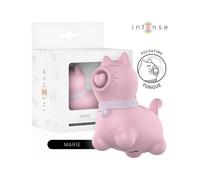 Intense - marie estimulador con lengua efecto pulsaciÃ³n rosa