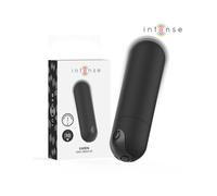 Intense - mini bala vibradora recargable - Negro