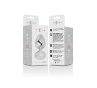 Intense Plug Anal Metal con Cristal Plata T S 1 ud