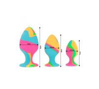Intense - set plug silicona multicolor
