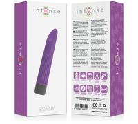 INTENSE Sonny Vibrador Lila - Masajeador Compacto Con Punta Curva Para Placer Dirigido