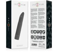 INTENSE Sonny Vibrador Negro - Diseño Curvo Para Identificar Zonas De Placer