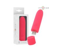 Intense - symone bala vibradora recargable por usb 8 vibraciones rojo 10 x 2.2 cm