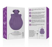 Intense - violet estimulador lengua base magnetica
