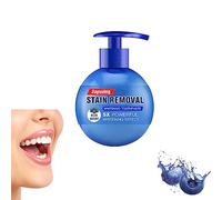 Intensive Stain Removal Whitening Toothpaste, Baking Soda Whitening Toothpaste, More Hygienic and Durable Pump Design Toothpaste (Blue)