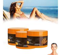 Intensive Tanning Gel,Natural Tanning Accelerator Cream Gel,Tanning Oil for Beach Travel Size,Tanning Accelerator Cream For Sunbeds (3pcs)