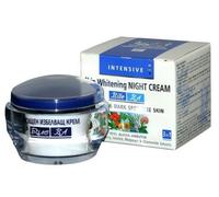 Intensive Whitening Night Cream to Fade Freckles & Dark Spots - With Liquorice, Bearberry, Alpha-Arbutin & Chamomile - No Animal Testing - 50ml