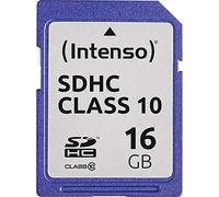 Intenso 16GB SDHC - Tarjeta de memoria SDHC de 16 GB (clase 10), color negro